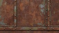 Rusty Metal Surface with Industrial Texture and Weathered Patina Royalty Free Stock Photo